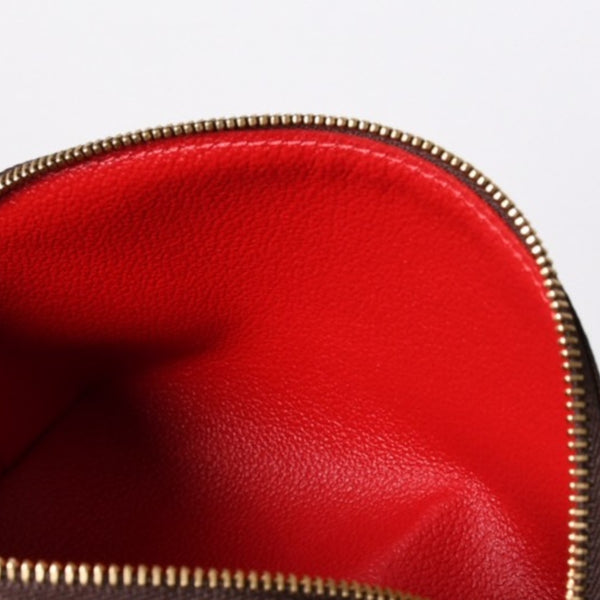 極美品 LOUIS VUITTON ルイ ヴィトン ポシェット ダミ キャンバス/レザー エベヌ レディース N47516 中古 4a006605