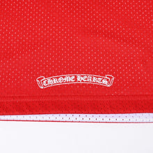 画像をギャラリービューアに読み込む, 新品未使用 CHROME HEARTS クロムハーツ × MATTY BOY マッティボーイ PPO BSKTBL JERSE タンクトップ サイズL メッシュ レッド 中古 4a000671