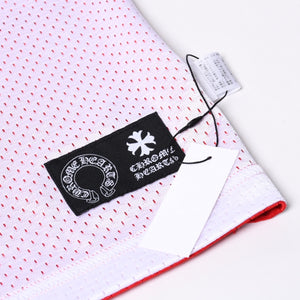 新品未使用 CHROME HEARTS クロムハーツ × MATTY BOY マッティボーイ PPO BSKTBL JERSE タンクトップ サイズL メッシュ レッド 中古 4a000671