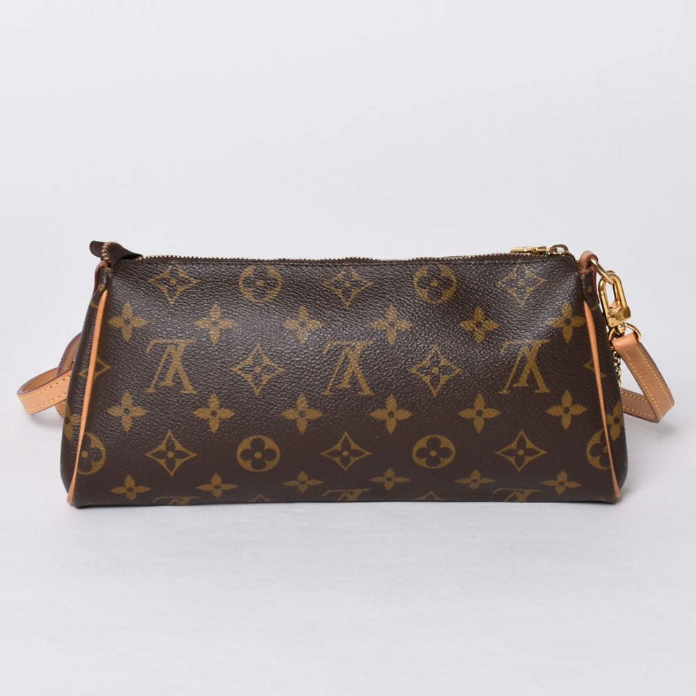 Very Good Condition LOUIS VUITTON Eva Shoulder Bag M95567 Monogram Brown Gold Hardware Used 4a000594