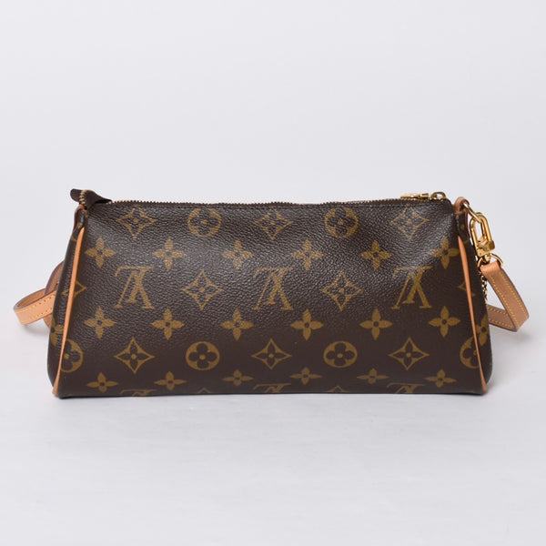 極美品 LOUIS VUITTON ルイヴィトン エヴァ ショルダーバッグ M95567 モノグラム ブラウン ゴールド金具 中古 4a000594