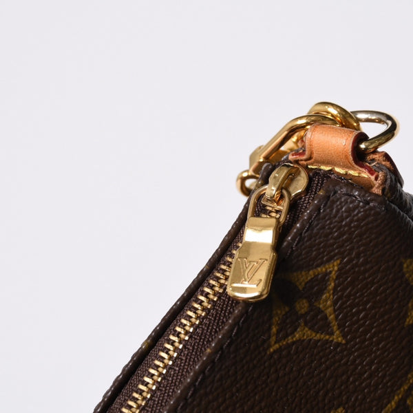 極美品 LOUIS VUITTON ルイヴィトン エヴァ ショルダーバッグ M95567 モノグラム ブラウン ゴールド金具 中古 4a000594