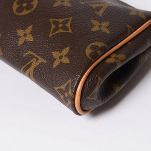 極美品 LOUIS VUITTON ルイヴィトン エヴァ ショルダーバッグ M95567 モノグラム ブラウン ゴールド金具 中古 4a000594