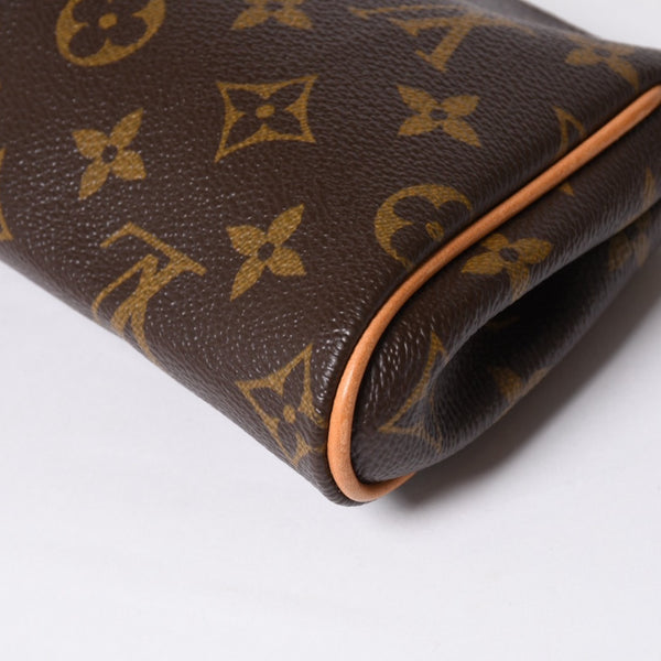 極美品 LOUIS VUITTON ルイヴィトン エヴァ ショルダーバッグ M95567 モノグラム ブラウン ゴールド金具 中古 4a000594