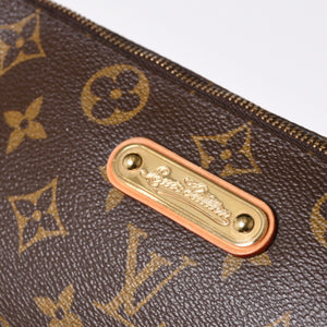 極美品 LOUIS VUITTON ルイヴィトン エヴァ ショルダーバッグ M95567 モノグラム ブラウン ゴールド金具 中古 4a000594