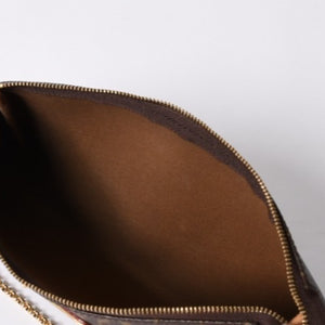 極美品 LOUIS VUITTON ルイヴィトン エヴァ ショルダーバッグ M95567 モノグラム ブラウン ゴールド金具 中古 4a000594