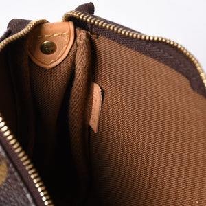 極美品 LOUIS VUITTON ルイヴィトン エヴァ ショルダーバッグ M95567 モノグラム ブラウン ゴールド金具 中古 4a000594