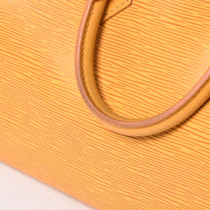 LOUIS VUITTON ルイヴィトン スピーディ25 ハンドバッグ ボストンバッグ M43019 エピレザー タッシリーイエロー ゴールド金具 美品 中古 4a000800