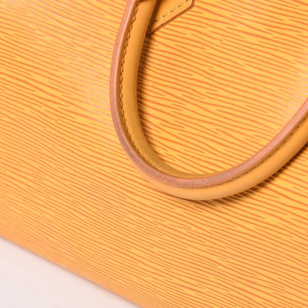 LOUIS VUITTON ルイヴィトン スピーディ25 ハンドバッグ ボストンバッグ M43019 エピレザー タッシリーイエロー ゴールド金具 美品 中古 4a000800