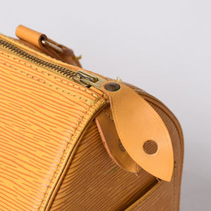 LOUIS VUITTON ルイヴィトン スピーディ25 ハンドバッグ ボストンバッグ M43019 エピレザー タッシリーイエロー ゴールド金具 美品 中古 4a000800