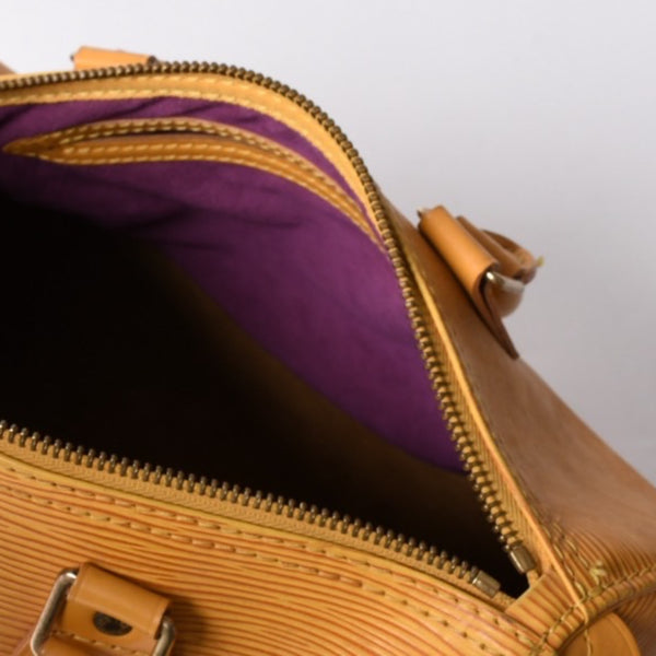 LOUIS VUITTON ルイヴィトン スピーディ25 ハンドバッグ ボストンバッグ M43019 エピレザー タッシリーイエロー ゴールド金具 美品 中古 4a000800