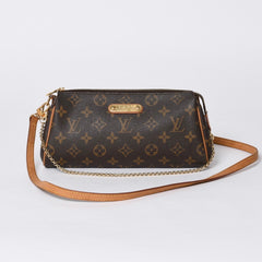 LOUIS VUITTON Eva Shoulder Bag M95567 Monogram Brown Gold Hardware Good Condition Used 4a000595