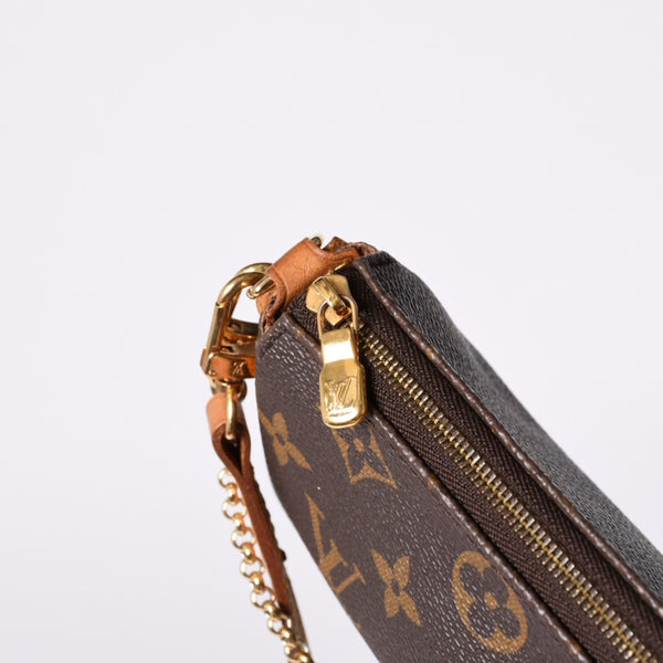 LOUIS VUITTON Eva Shoulder Bag M95567 Monogram Brown Gold Hardware Good Condition Used 4a000595