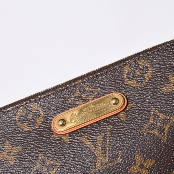 LOUIS VUITTON Eva Shoulder Bag M95567 Monogram Brown Gold Hardware Good Condition Used 4a000595
