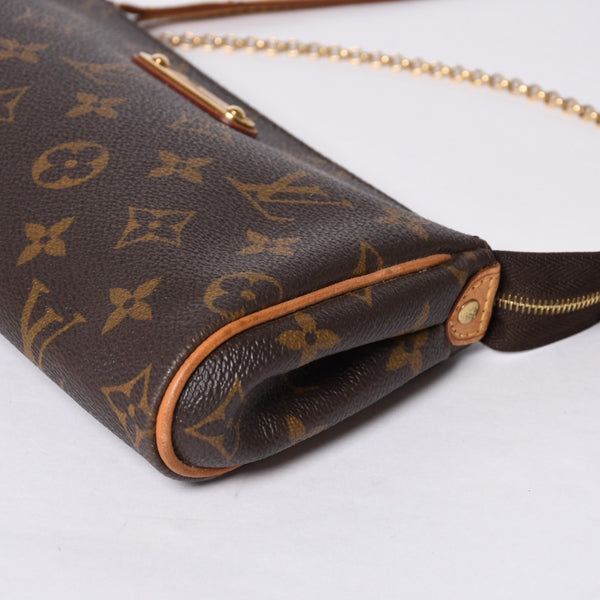 LOUIS VUITTON Eva Shoulder Bag M95567 Monogram Brown Gold Hardware Good Condition Used 4a000595