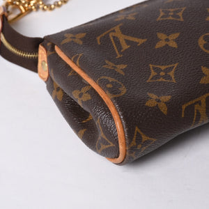 LOUIS VUITTON Eva Shoulder Bag M95567 Monogram Brown Gold Hardware Good Condition Used 4a000595