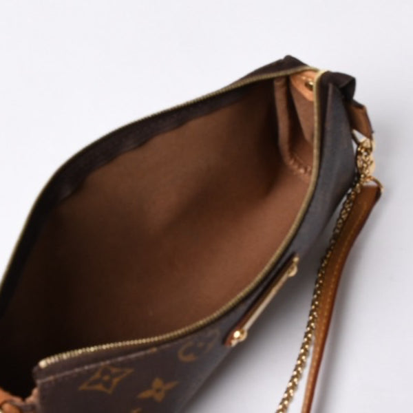 LOUIS VUITTON Eva Shoulder Bag M95567 Monogram Brown Gold Hardware Good Condition Used 4a000595