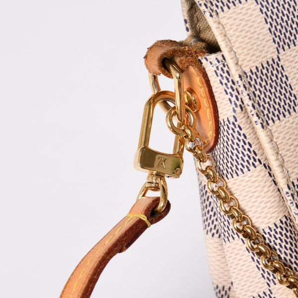 LOUIS VUITTON ルイヴィトン ショルダーバッグ ダミエアズール フェイボリットMM ダミエキャンバス N41275 美品 中古 4a000807