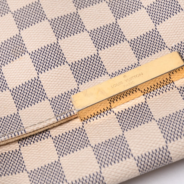 LOUIS VUITTON ルイヴィトン ショルダーバッグ ダミエアズール フェイボリットMM ダミエキャンバス N41275 美品 中古 4a000807