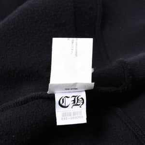 CHROME HEARTS Zip Up Hoodie Floral Parka Size M Leather Patch Black Good Condition Used 4a000690