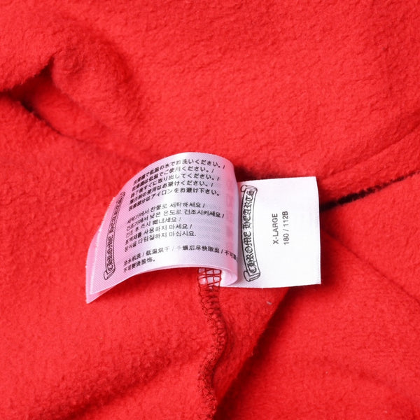 CHROME HEARTS Scroll Label Print Hoodie Men's size:XL Red Good Condition Used 4a000682