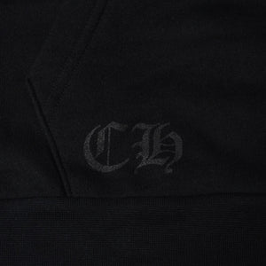 New and unused CHROME HEARTS Zip Up Black Gold Parka Size L Dagger Zip Old English Logo Used 4a000680