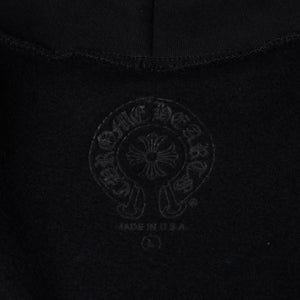 New and unused CHROME HEARTS Zip Up Black Gold Parka Size L Dagger Zip Old English Logo Used 4a000680