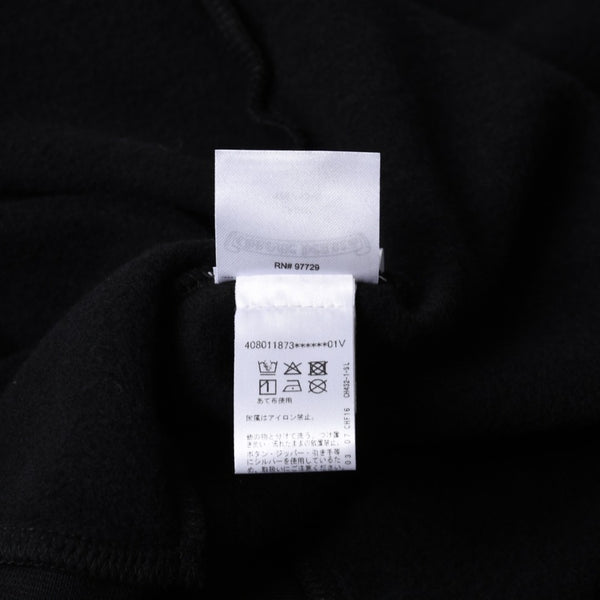 New and unused CHROME HEARTS Zip Up Black Gold Parka Size L Dagger Zip Old English Logo Used 4a000680