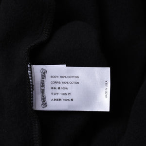 New and unused CHROME HEARTS Zip Up Black Gold Parka Size L Dagger Zip Old English Logo Used 4a000681