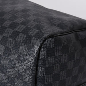 Very good condition LOUIS VUITTON Keepall Bandouliere 55 Boston bag N41413 Damier Graphite Black Used 4a000669