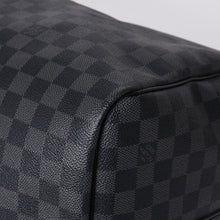 画像をギャラリービューアに読み込む, 極美品 LOUIS VUITTON ルイヴィトン キーポルバンドリエール55 ボストンバッグ N41413 ダミエグラフィット ブラック 中古 4a000669