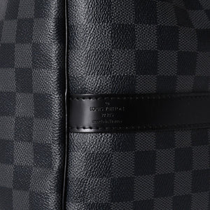 Very good condition LOUIS VUITTON Keepall Bandouliere 55 Boston bag N41413 Damier Graphite Black Used 4a000669