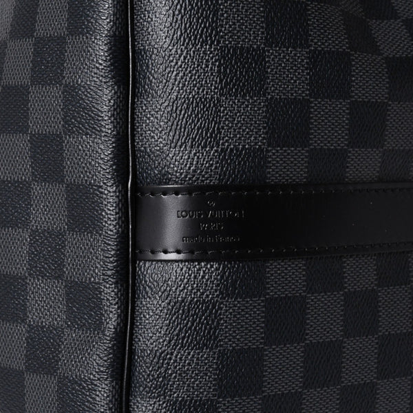 Very good condition LOUIS VUITTON Keepall Bandouliere 55 Boston bag N41413 Damier Graphite Black Used 4a000669
