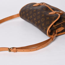 画像をギャラリービューアに読み込む, LOUIS VUITTON ルイヴィトン ジンべエールMM モノグラム M42247 ショルダーバッグ ブラウン ゴールド金具 美品 中古 4a000725
