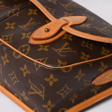 画像をギャラリービューアに読み込む, LOUIS VUITTON ルイヴィトン ジンべエールMM モノグラム M42247 ショルダーバッグ ブラウン ゴールド金具 美品 中古 4a000725
