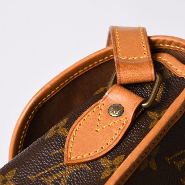 LOUIS VUITTON Jinbeer MM Monogram M42247 Shoulder bag Brown Gold hardware Good condition Used 4a000725