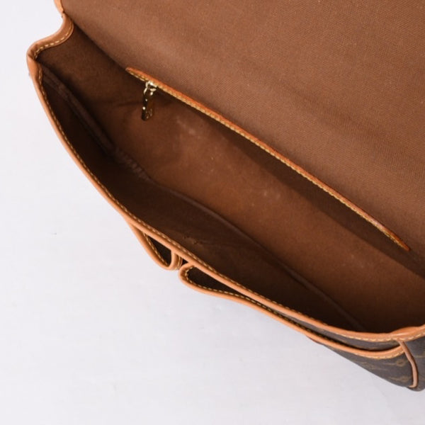LOUIS VUITTON Jinbeer MM Monogram M42247 Shoulder bag Brown Gold hardware Good condition Used 4a000725