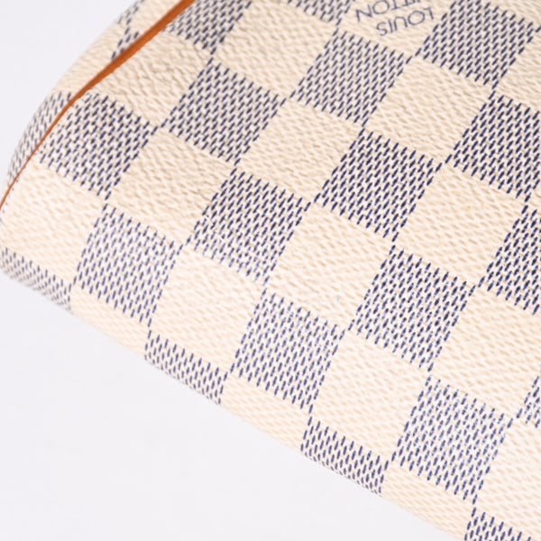 LOUIS VUITTON Damier Azur Eva 2WAY Hand Shoulder Bag N55214 Good Condition Used 4a000730