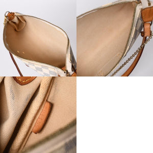 LOUIS VUITTON Damier Azur Eva 2WAY Hand Shoulder Bag N55214 Good Condition Used 4a000730