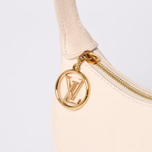 画像をギャラリービューアに読み込む, 新品同様 LOUIS VUITTON ルイヴィトン ミニムーン モノグラムアンプラント ホワイト ホーボー M82519 レザー ゴールド金具 中古 4a000718