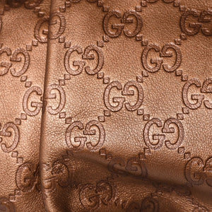 Very Good Condition GUCCI 247902 Sukey Model Guccisima Gold Color Tote Bag 2WAY Used 4a000752