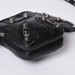 BALENCIAGA Luka Gor shoulder bag men's bag 742015 black silver hardware mint condition used 4a000733