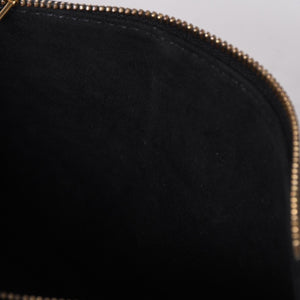 極美品 LOUIS VUITTON ルイヴィトン モノグラム アンプラント ミュルティ ポシェット アクセソワール ブラック M80399 現行 ゴールド金具 中古 4a000801