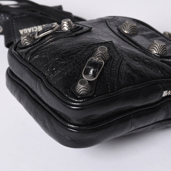 BALENCIAGA Luka Gor shoulder bag men's bag 742015 black silver hardware mint condition used 4a000733