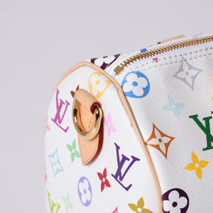 Unused LOUIS VUITTON Speedy TM Takashi Murakami Bandouliere 25 Handbag M13085 Monogram Multicolor Used 4a001219