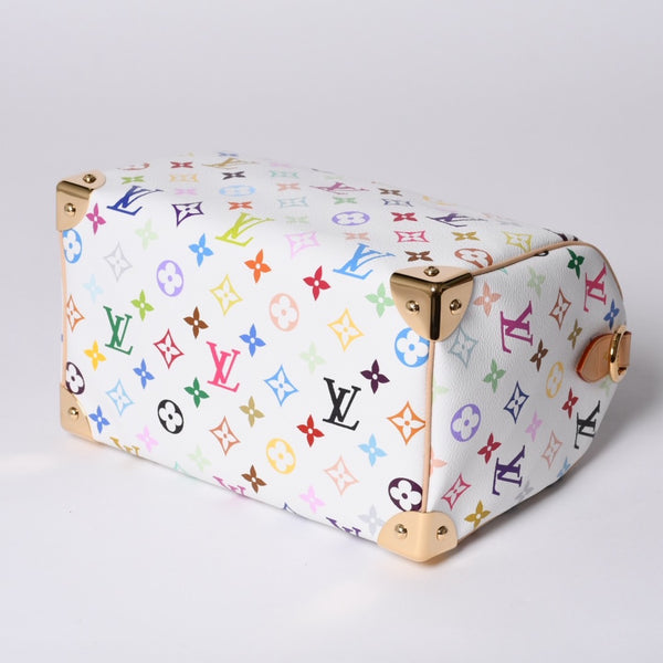 Unused LOUIS VUITTON Speedy TM Takashi Murakami Bandouliere 25 Handbag M13085 Monogram Multicolor Used 4a001219