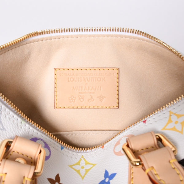 Unused LOUIS VUITTON Speedy TM Takashi Murakami Bandouliere 25 Handbag M13085 Monogram Multicolor Used 4a001219