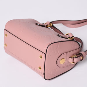 New and unused GUCCI GG Super Mini Boston Bag 290230 Shoulder Bag Messenger Bag Pink Used 4a000857