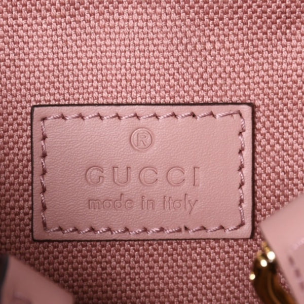 New and unused GUCCI GG Super Mini Boston Bag 290230 Shoulder Bag Messenger Bag Pink Used 4a000857