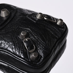 BALENCIAGA Luka Gor shoulder bag men's bag 742015 black silver hardware mint condition used 4a000733